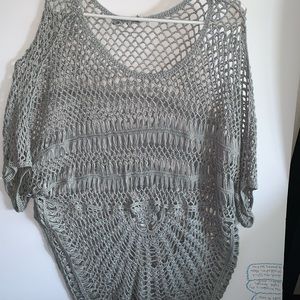 Worn once throw over hand knitted sweater